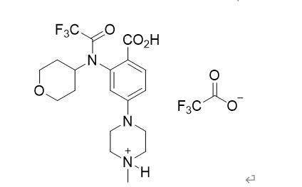 4-(4-methylpiperazine-1-yl)-2-[(tetrahydropyran-4-yl)(2,2,2-trifluoroacetyl) amino] teflon acetate 98%