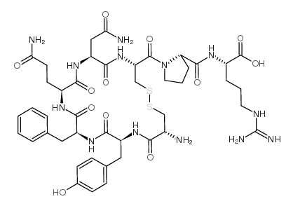 CYS-TYR-PHE-GLN-ASN-CYS-PRO-ARG (DISULFIDE BRIDGE:CYS1-CYS6)