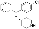 2-((4-Chlorophenyl)(piperidin-4-yloxy)methyl)pyridine 98%