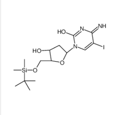 4-amino-1-[(2R,4S,5R)-5-[[tert-butyl(dimethyl)silyl]oxymethyl]-4-hydroxyoxolan-2-yl]-5-iodopyrimidin-2-one