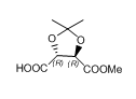 (4R,5R)-5-(methoxycarbonyl)-2,2-dimethyl-1,3-dioxolane-4-carboxylic acid >99ee%