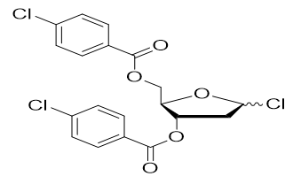 1-Chloro-3,5-di-(4-chlorobenzoyl)-2-deoxy-D-ribose        (2DDL) 95%