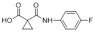 1-(4-氟苯基氨基甲酰基)环丙烷羧酸