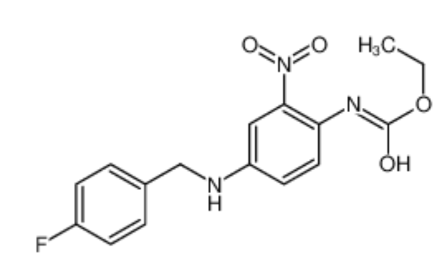 2-乙氧羰基氨基-5-(4-氟苄基氨基)硝基苯