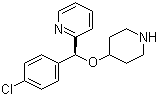 2-[(S)-(4-chlorophenyl)-piperidin-4-yloxymethyl]pyridine 98%