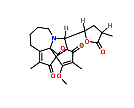 (3S,11S,11aS)-3'-Methoxy-4',9-dimethyl-3-[(2S,4S)-4-methyl-5-oxot etrahydro-2-furanyl]-2,3,5,6,7,8-hexahydro-1H,5'H,10H-spiro[cyclo penta[b]pyrrolo[1,2-a]azepine-11,2'-furan]-5',10-dione 98%