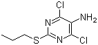 4,6-dichloro-2-propylsulfanylpyrimidin-5-amine 99%