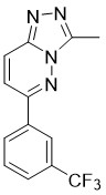 3-甲基-6-(3-[三氟甲基]苯基)-1,2,4-噻唑并-(4,3-b)吡嗪